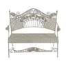 Wrought iron garden bench