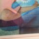 Lithography of Louis Toffoli "pink motherhood"