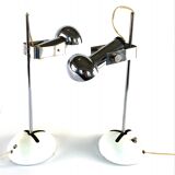 Robert Sonneman, pair of T395 Table Lamp for Luci Milan, 1972