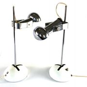 Robert Sonneman, pair of T395 Table Lamp for Luci Milan, 1972