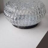 Molded glass ceiling light