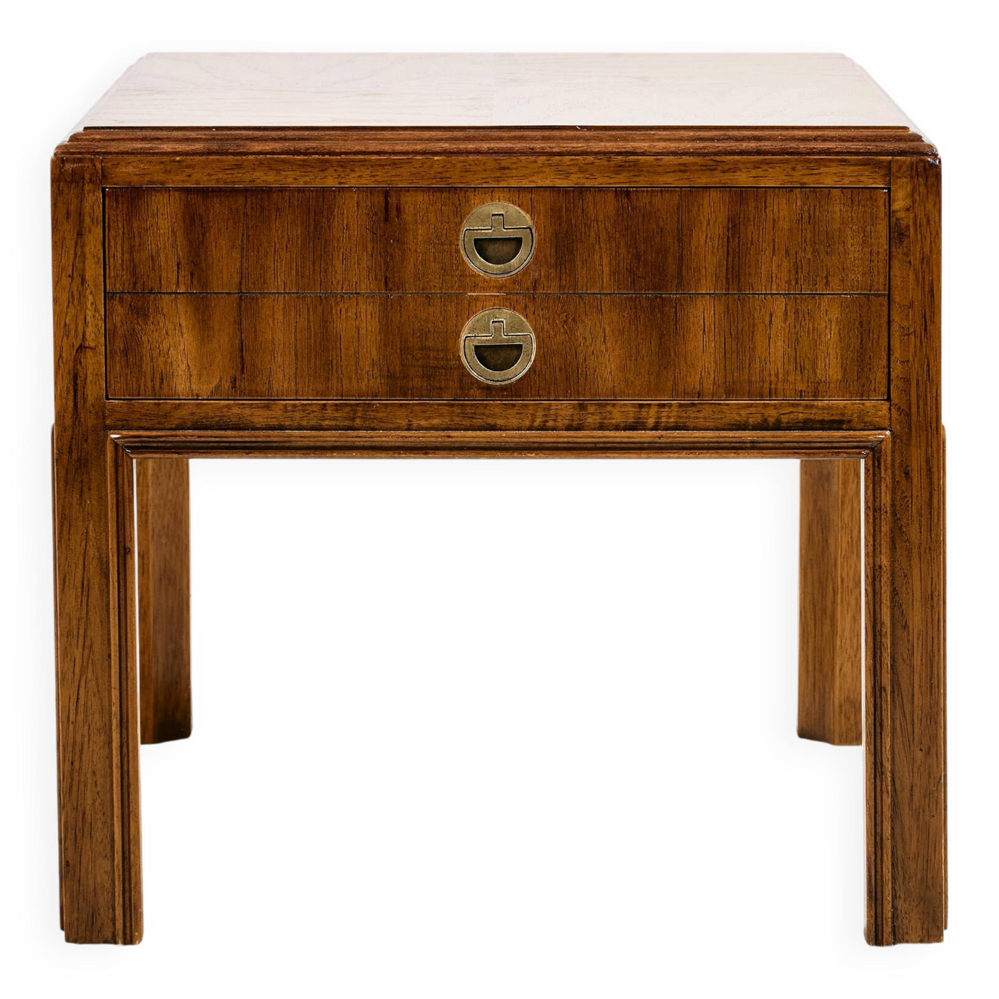 Restored maple bedside table by Drexel
