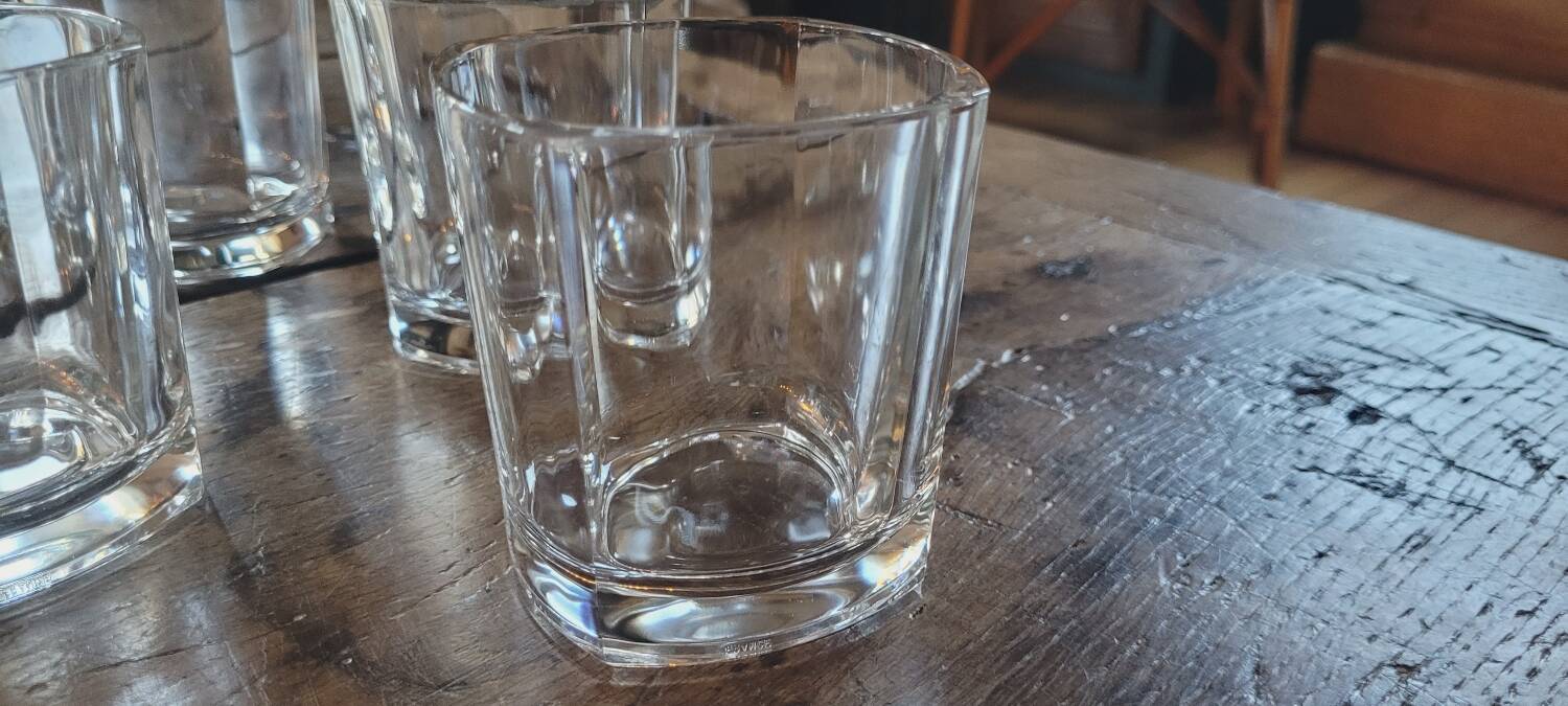 80's whiskey glasses