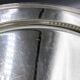 Very beautiful oval flat serving platter in silvered metal gallia coqui decoration