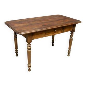 Bistro table, a drawer