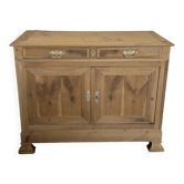 2-door solid wood airbrushed sideboard