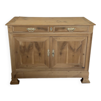 2-door solid wood airbrushed sideboard