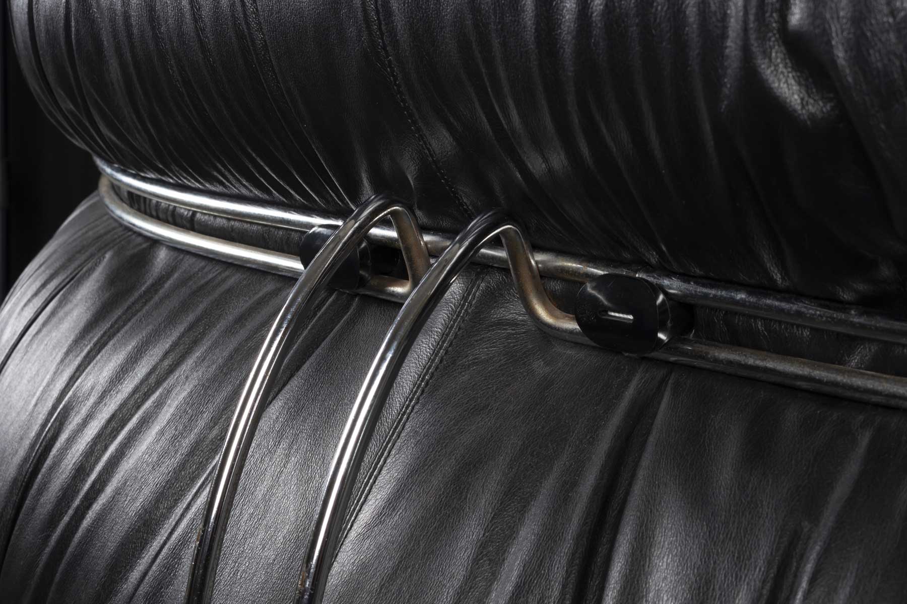 Tobia Scarpa Soriana chair and ottoman for Cassina 1970