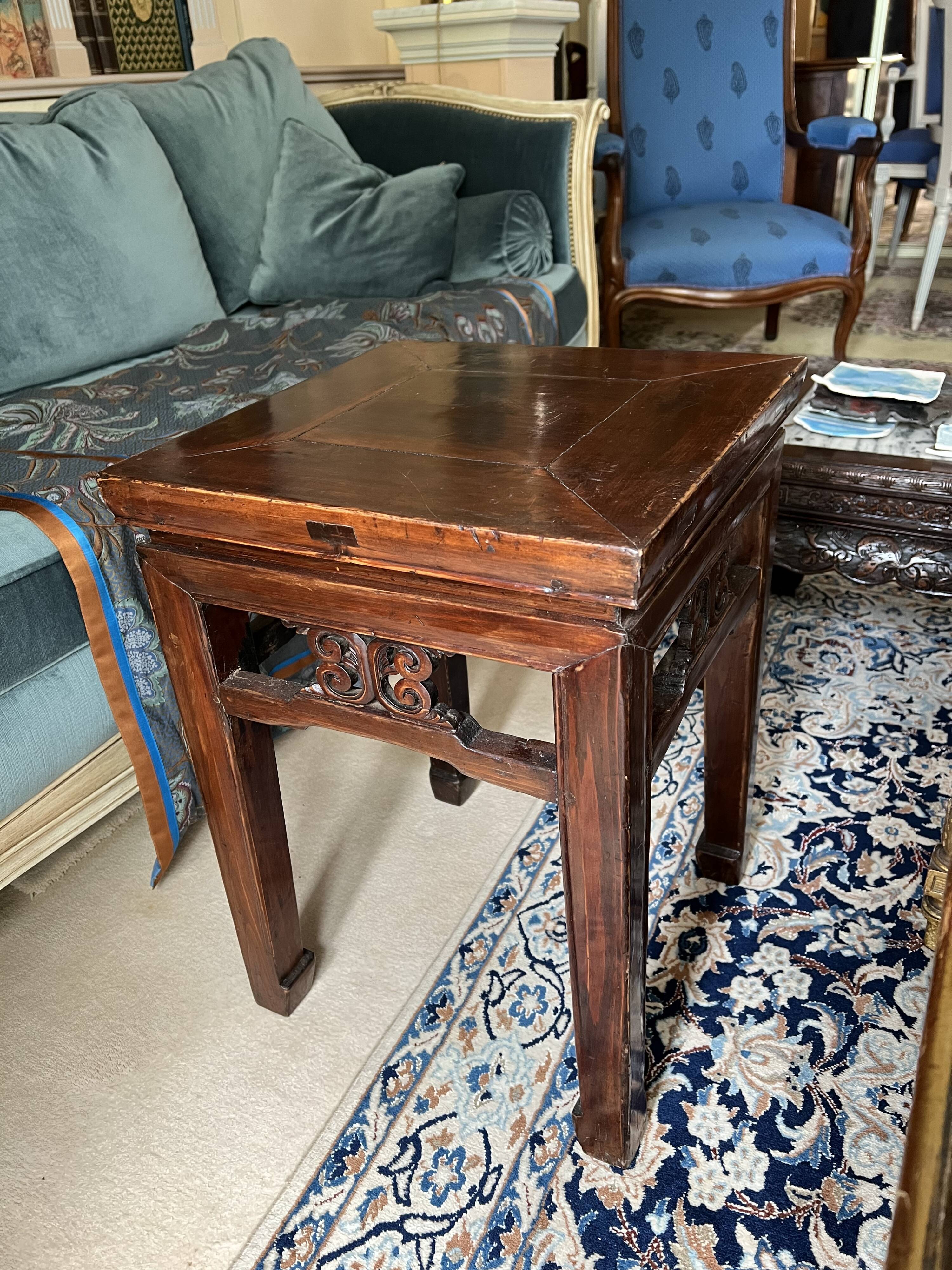 Table d'Appoint, Table de Chevet avec 2 Tiroirs, Table d'Appoint en