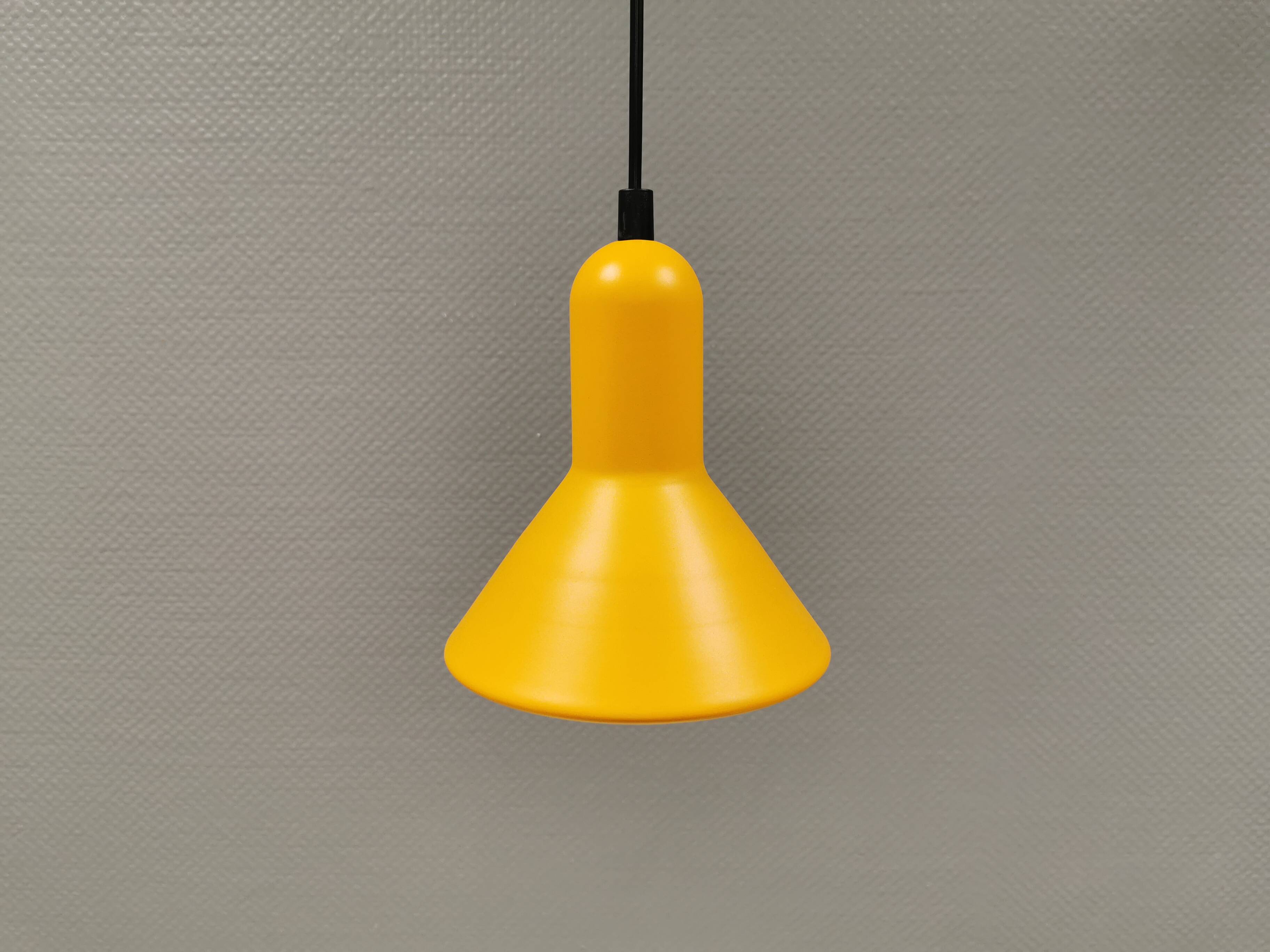 Hanging lamp in the "confetti" style. Denmark 1980s.