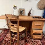 Ancien bureau enfant en chêne