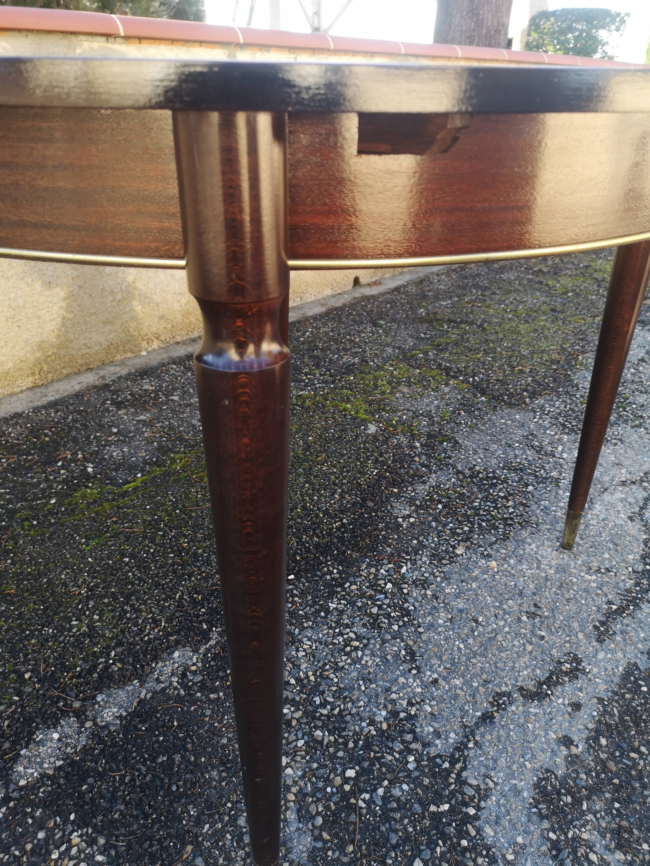 Table ronde extensible  vintage