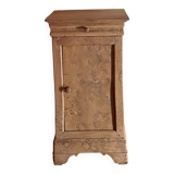 Louis Philippe natural walnut bedside table