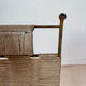 Fauteuil en métal cordé