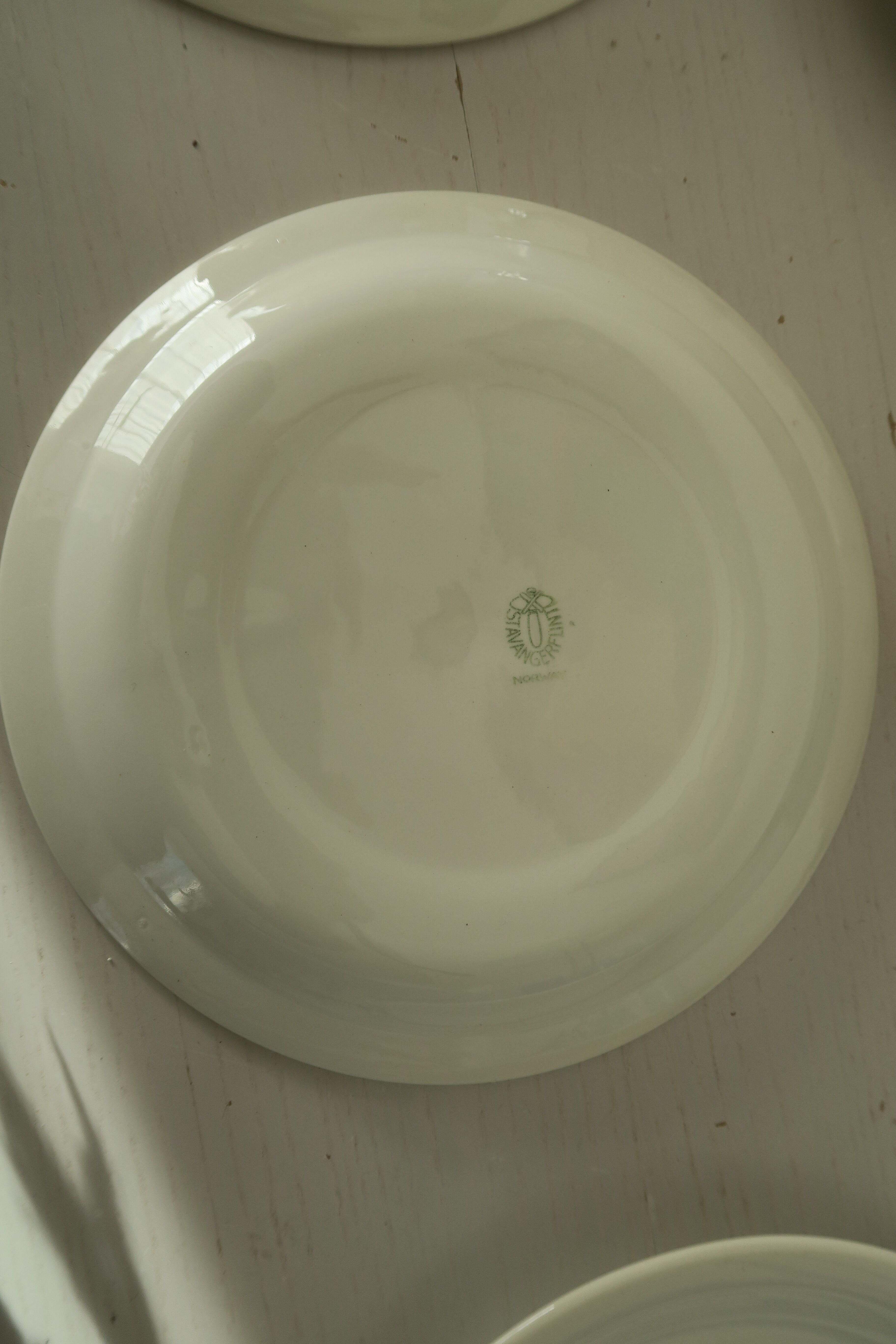 6 Assorted plates Stavanger Flint Norway 1950-60 Scandinavian hand décor