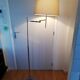 Lampadaire liseuse métal chromé pied tulipe 2 bras articulés