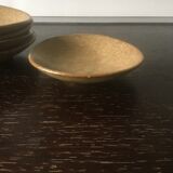 Set of ceramic bread plates