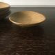 Set of ceramic bread plates