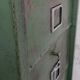 Antique metal cabinet with valves