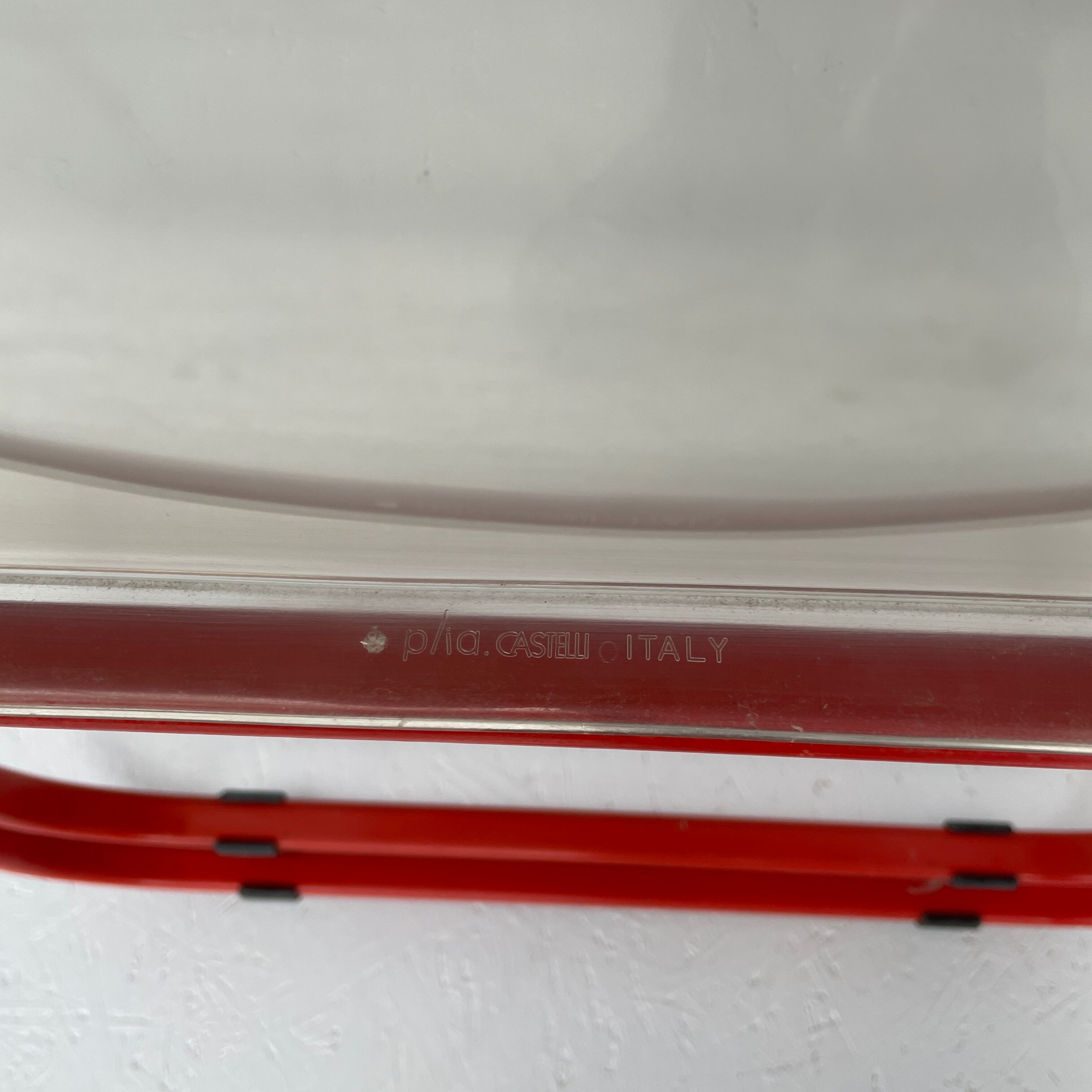 Set of "Plia" Chairs by Giancarlo Piretti for Castelli, 1970's