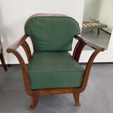 Set of 2 art deco style armchairs