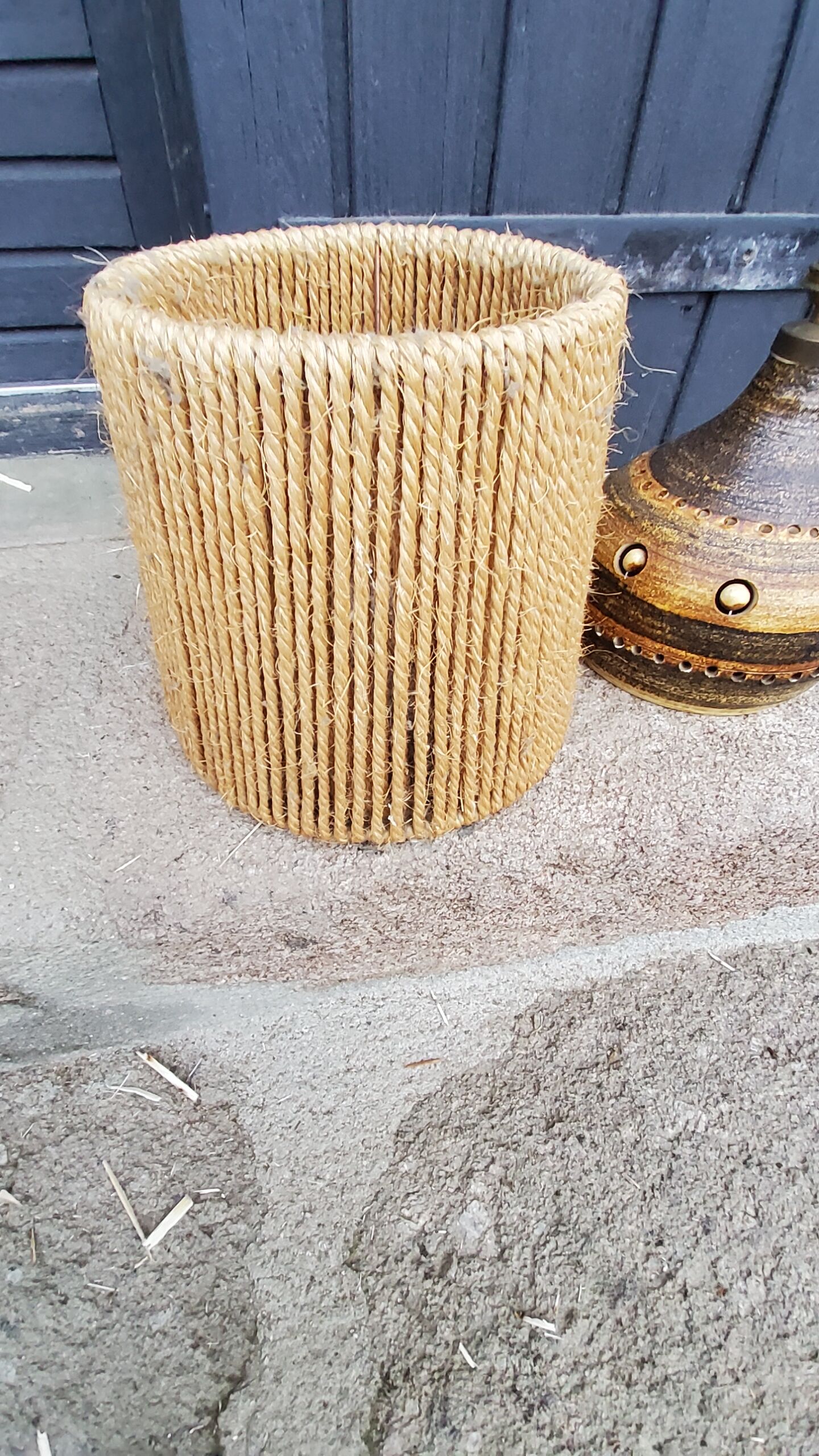 Georges Pelletier's ceramic lamp rope lampshade