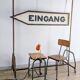 Vintage industrial children's chair