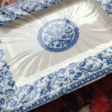 Plat de forme, plateau , de service, centre de table faïence de Gien