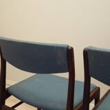 Set of three rosewood chairs, Danish design, 1970s, production: Denmark