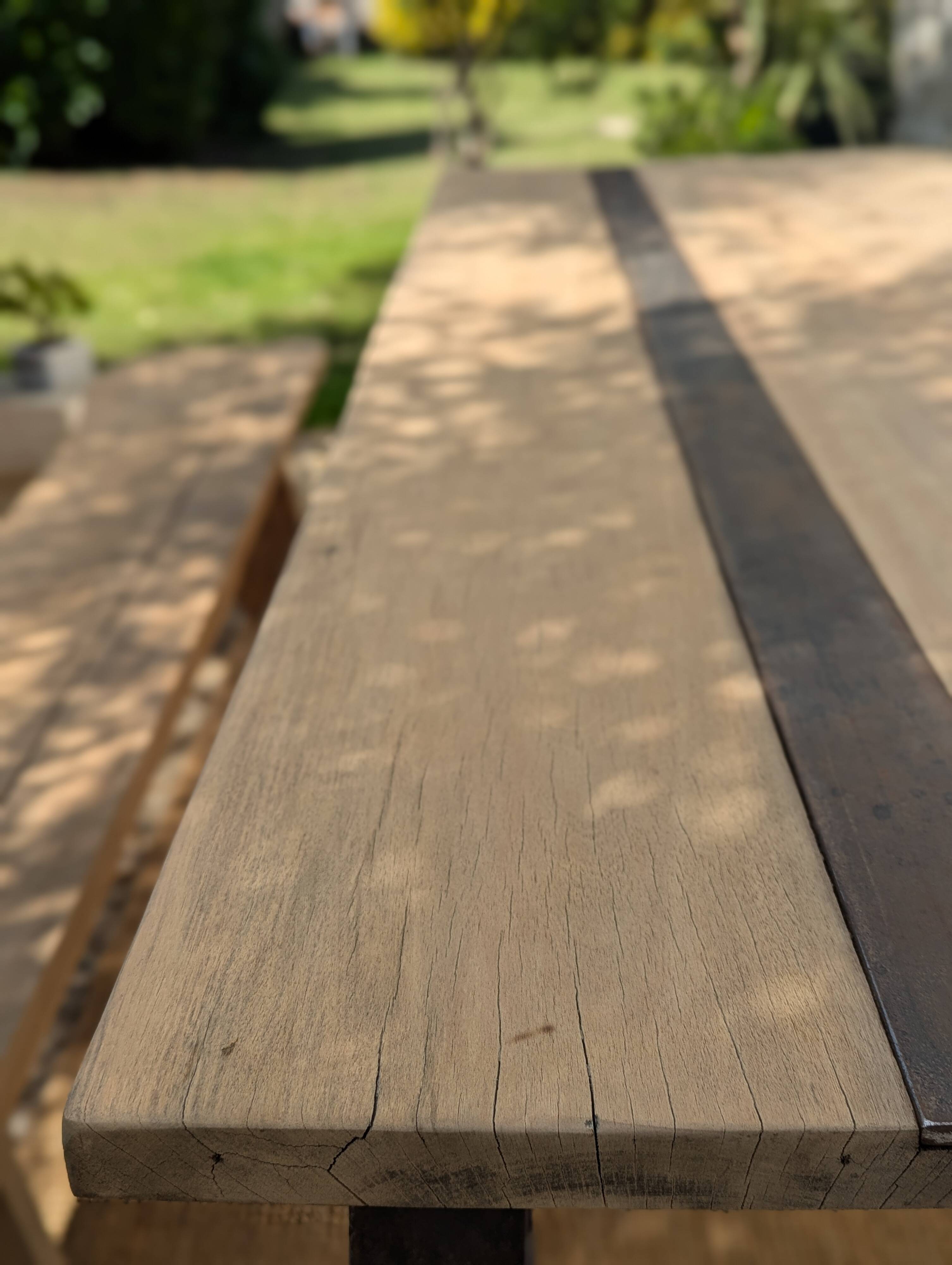 Table set, stools and benches