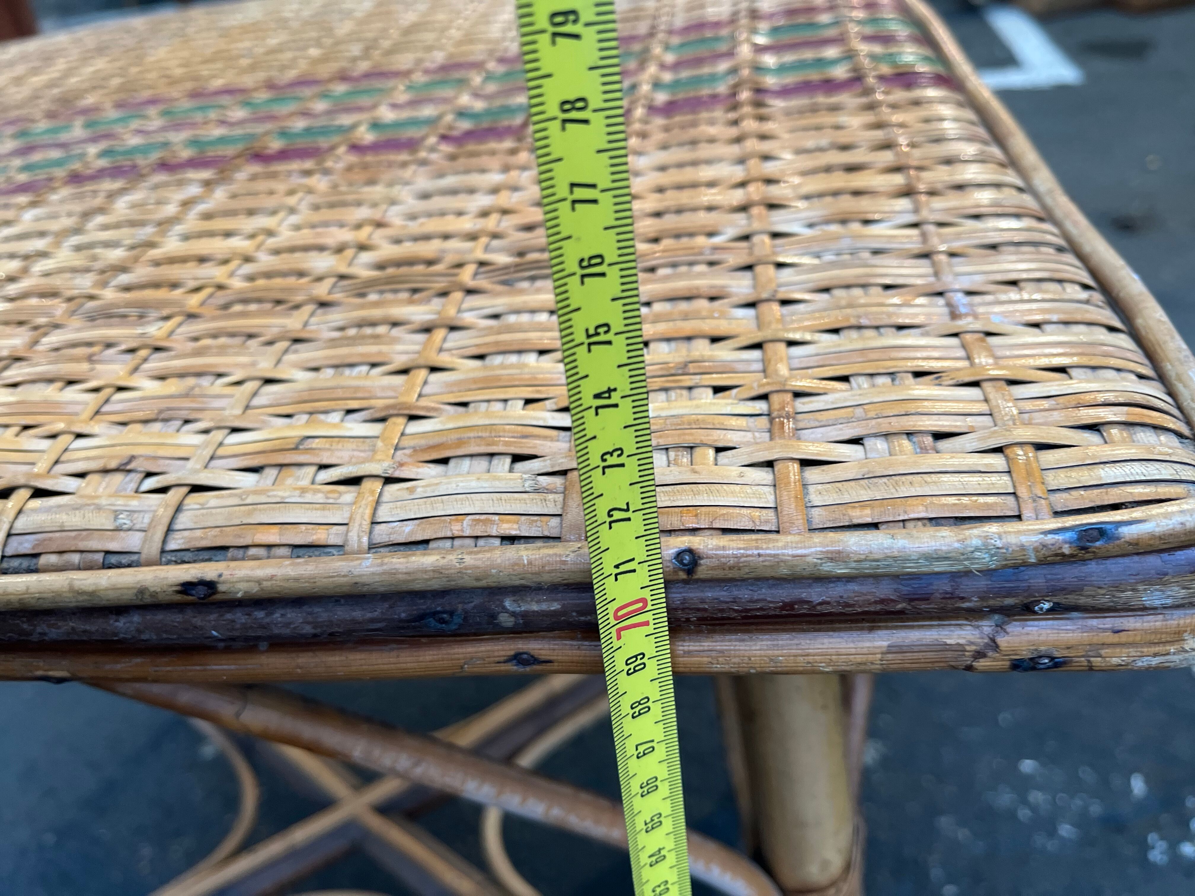Rattan table