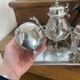 Antique silver-plated coffee service