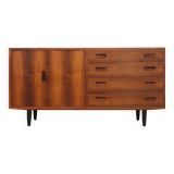 Commode en palissandre, design danois, années 1970, designer : Carlo Jensen, production :