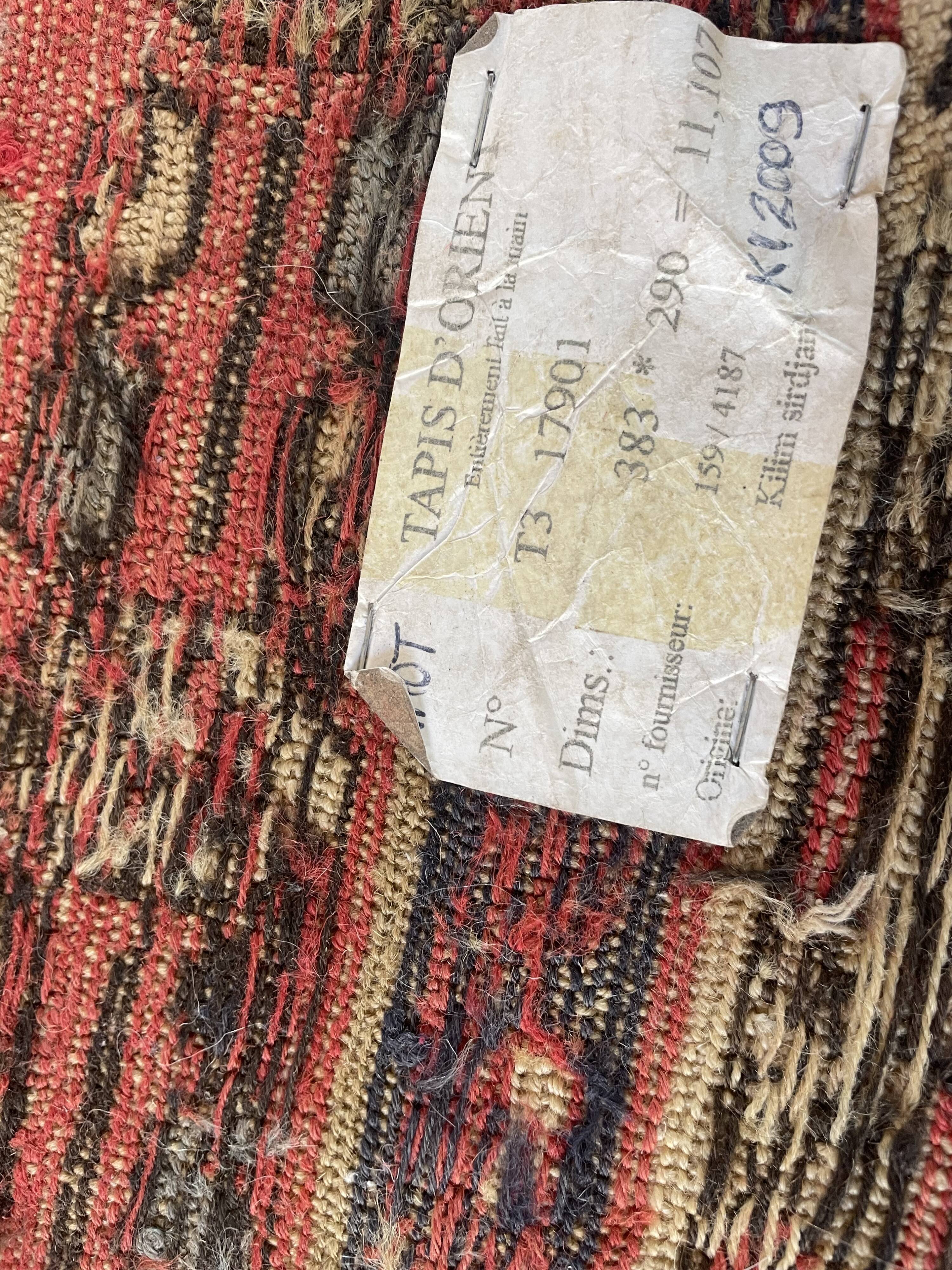 Iranian Kilim rug, 383x290 cm