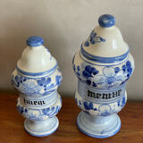 2 pots apothicaire tilleul menthe