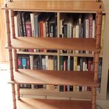 Vintage bamboo wood shelf