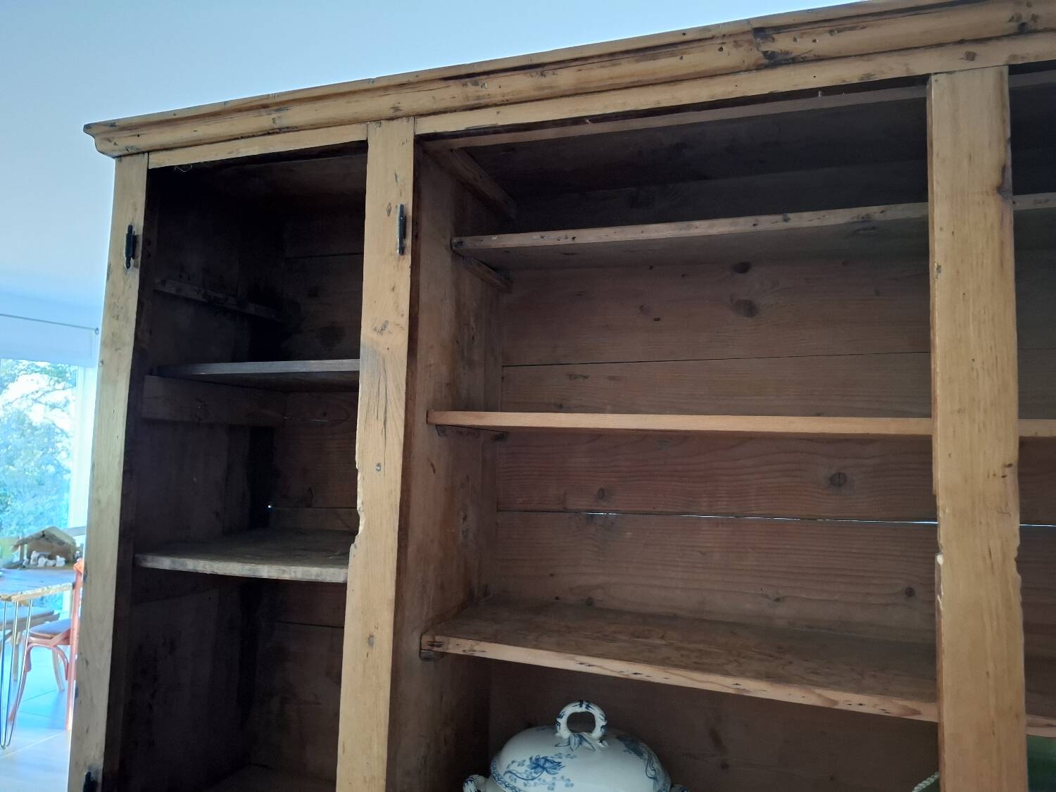 Large solid wood sideboard