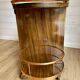 Bar cart / Vintage Art Deco service trolley – Wood and copper