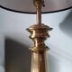 Duo of antique lamps in bronze and brass