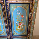 Painted cabinet with floral decoration