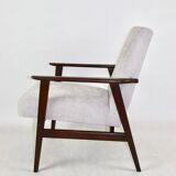 Fauteuil vintage Fox gris clair, années 1970