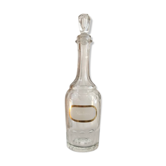 Carafe en cristal, Madère