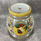 Pot/Cachepot. Italian Renaissance Majolica ceramic. Asiatic style