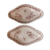 Set of 2 raviers Lunéville "daisys"