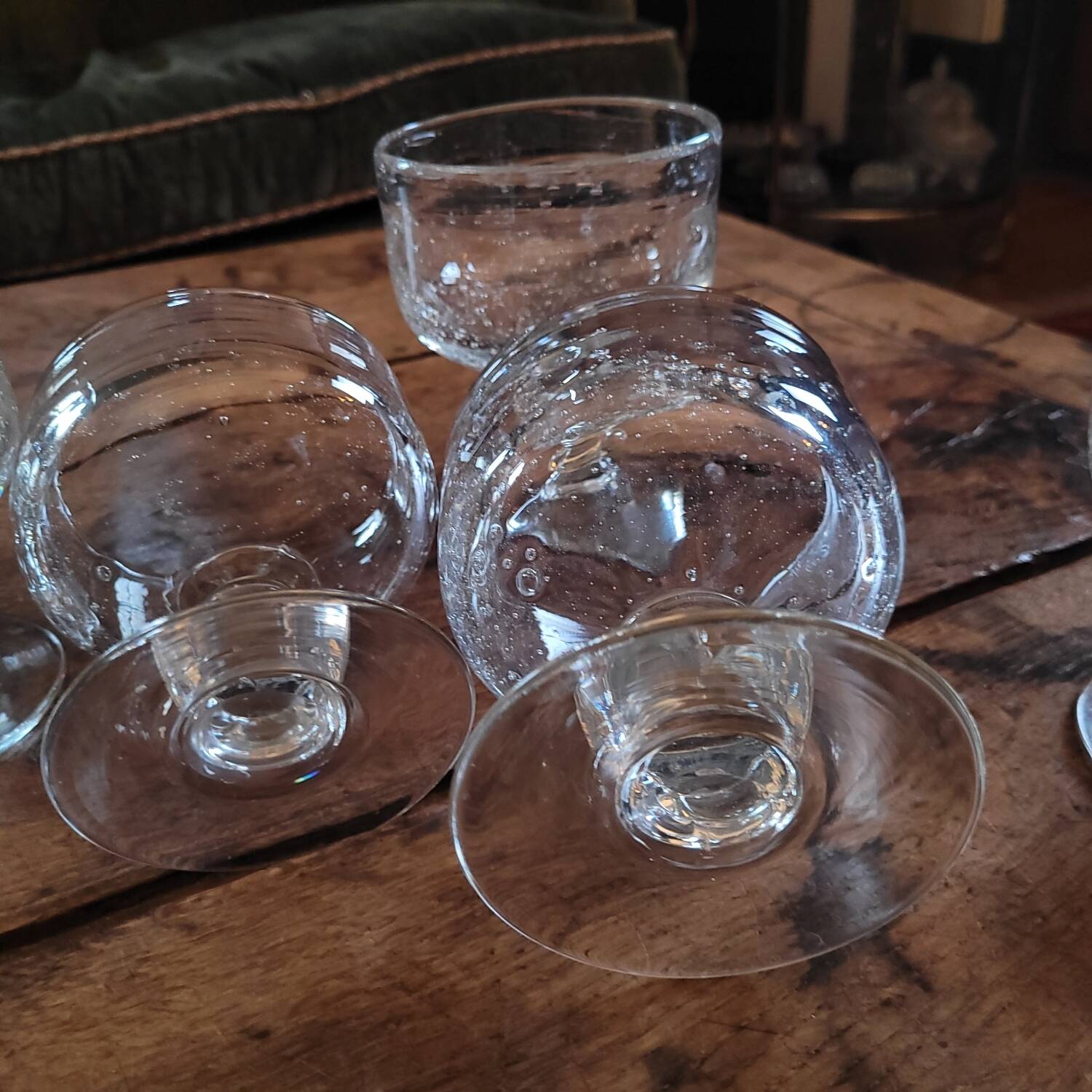 Blown Glass Bubble Bowls - La Rochère -