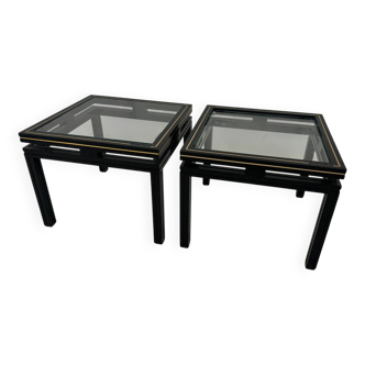 Paire de tables d’appoint Pierre Vandel, Paris, 1970s
