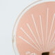 Set of 2 mid-century pink glass table lamps, 1950s