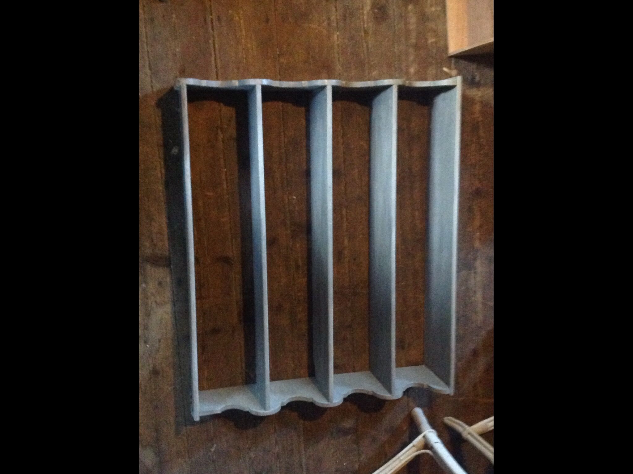 Top of Dresser skated and scalloped