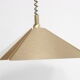 Hollywood regency vintage brass of Dijkstra 1970 s suspension