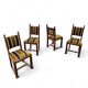 4 x Swedish / Oak Neoclassic / Grace / Dining Chairs